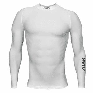 Mens Compression Top White