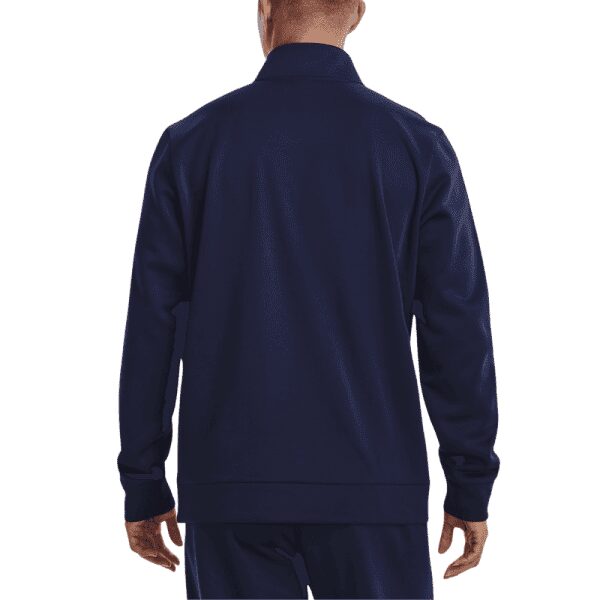 Mens Armour Fleece Quarter Zip Navy