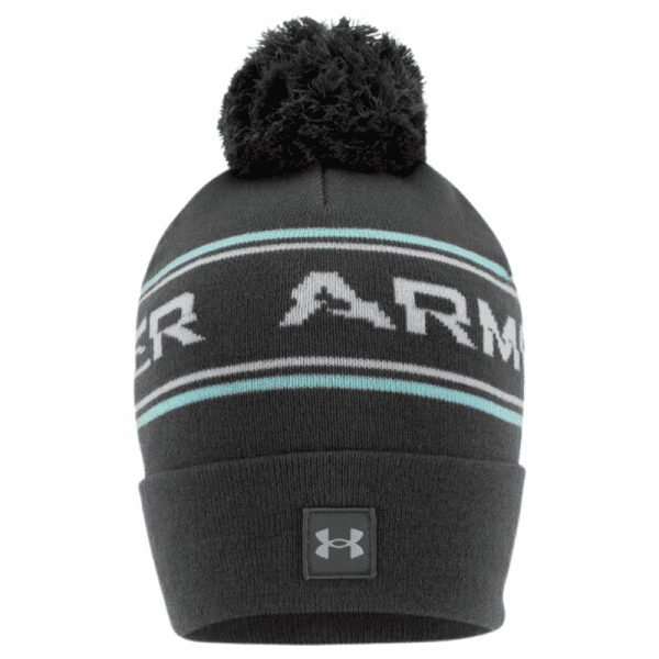 Halftime Pom Beanie Grey