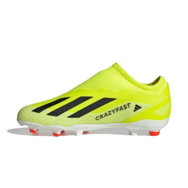 Kids X Crazyfast League FG Laceless Football Boots