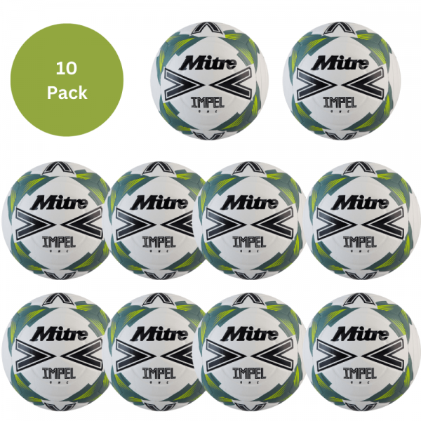 10 Pack Impel One Training Ball White
