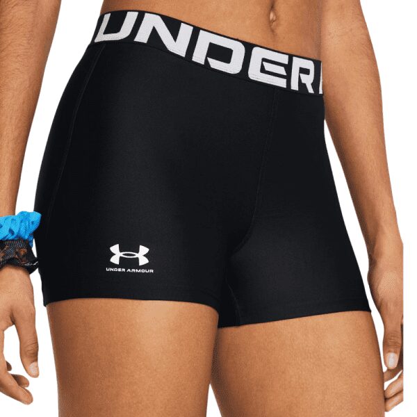 Womens HeatGear Authentics Shorty Shorts Black