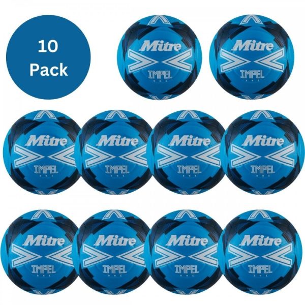 10 Pack Impel One Training Ball Blue