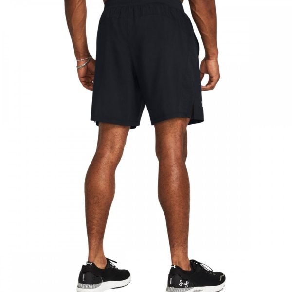 Mens UA Launch 7″ Shorts Black