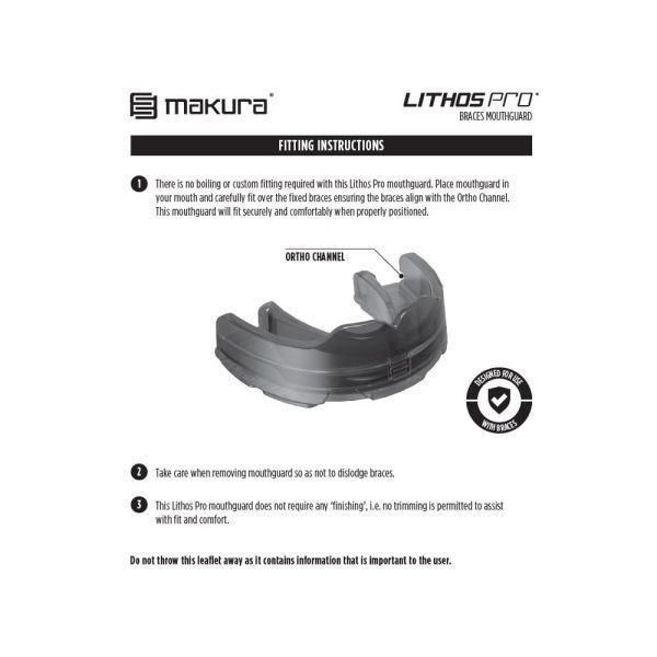 Lithos Pro Mouthguard – Senior Blue