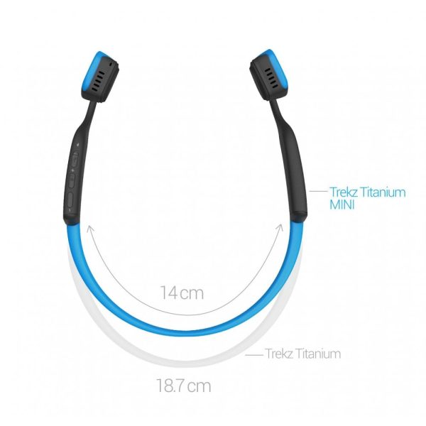 Trekz Titanium Wireless Headphones Mini Slate Grey