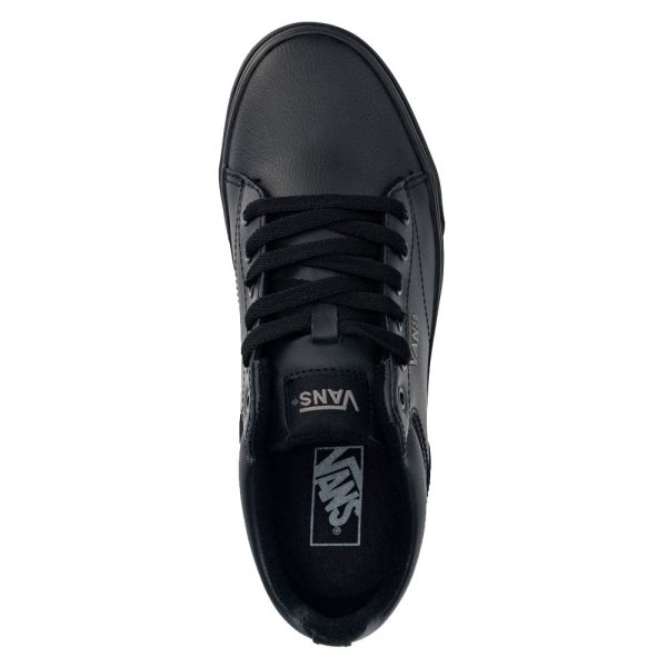 Mens Seldan Tumble Leather Black