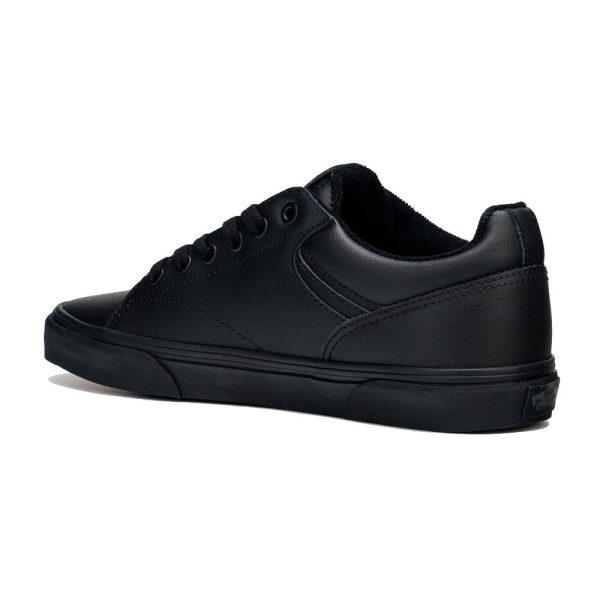 Mens Seldan Tumble Leather Black