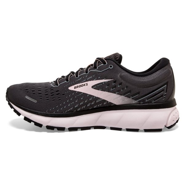 Womens Ghost 13 Grey Running Shoes (Wide Fit D)