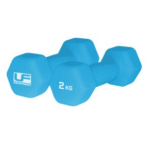 2kg Hex Dumbbell Pair Blue