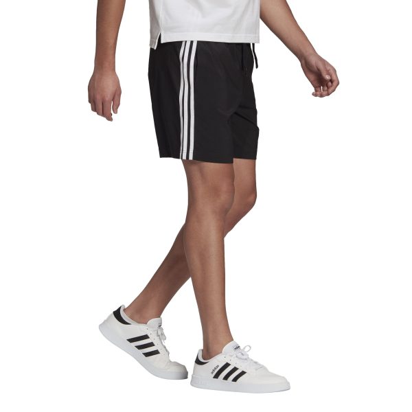 Mens Aeroready Essentials Chelsea 3 Stripes Shorts Black