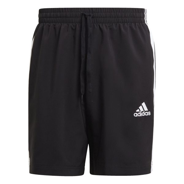 Mens Aeroready Essentials Chelsea 3 Stripes Shorts Black