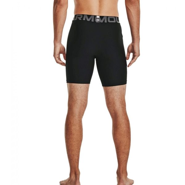 Mens HeatGear Armour Compression Shorts Black