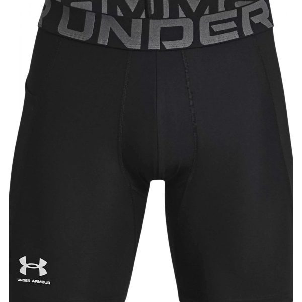 Mens HeatGear Armour Compression Shorts Black