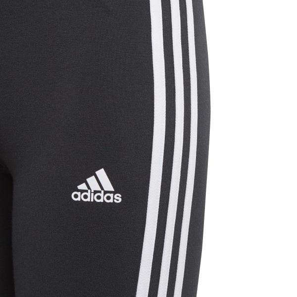 Girls Essentials 3 Stripe Bicycle Shorts Black