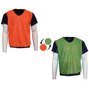 Reversible Mesh Training Bib Orange/Green