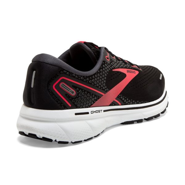 Womens Ghost 14 Black Running Shoe (Wide Fit D)
