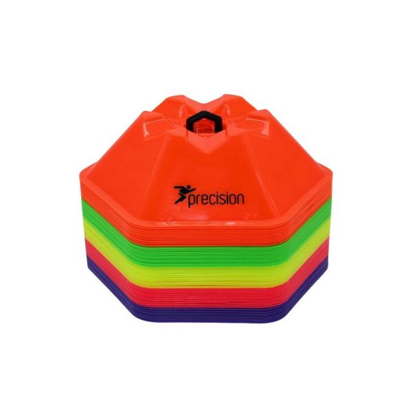 Pro Hexagon Saucer Cones Multi-Colour (Set of 50)