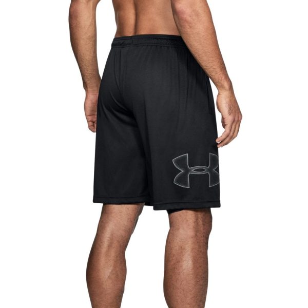 Mens Tech Graphic Shorts Black