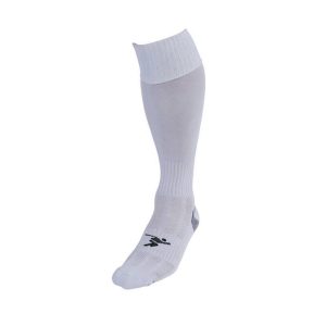 Plain Pro Football Socks White