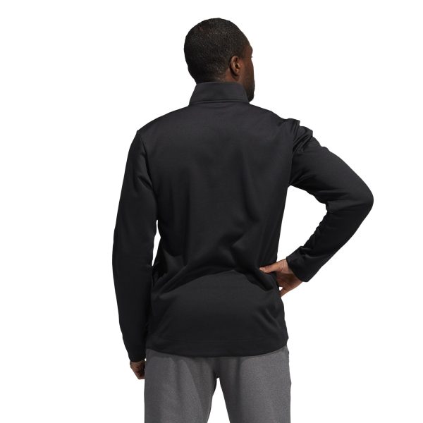 Mens Game & Go Quarter Zip Black