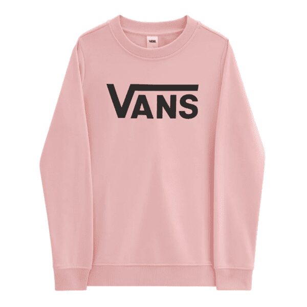 Womens Classic V Crew Sweater Pink