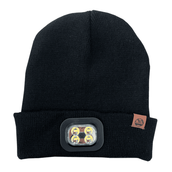LED Lighted Beanie Hat Black
