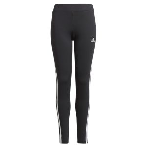Girls Designed 2 Move 3-Stripes Leggings Black