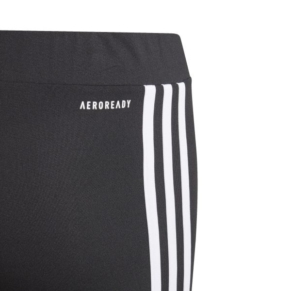 Girls Designed 2 Move 3-Stripes Leggings Black