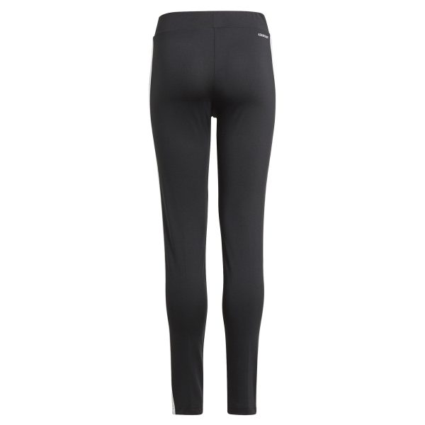 Girls Designed 2 Move 3-Stripes Leggings Black
