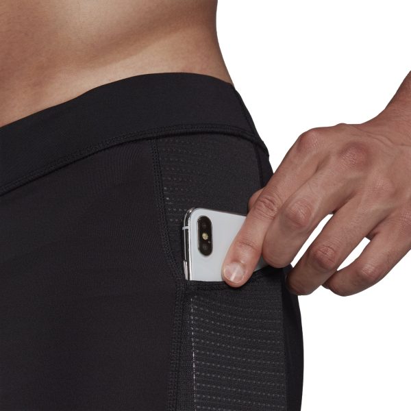 Mens Own the Run Tights Black