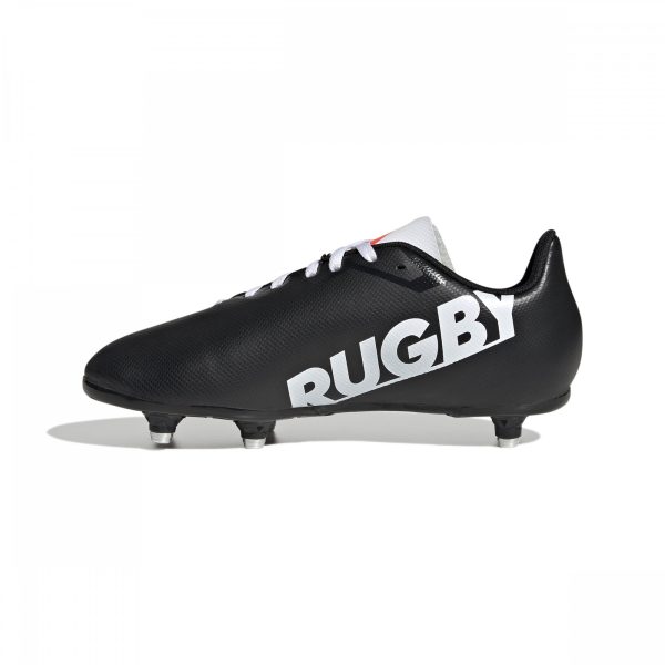 Kids Rugby Soft Ground Boots Black