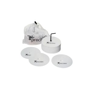 Round Rubber Marker Discs 15cm White x20