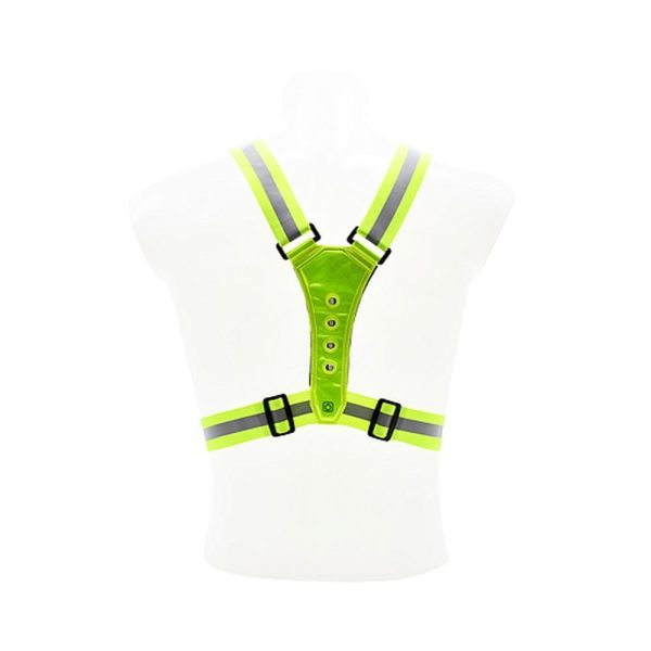 LED Reflective Vest with Phone Holder