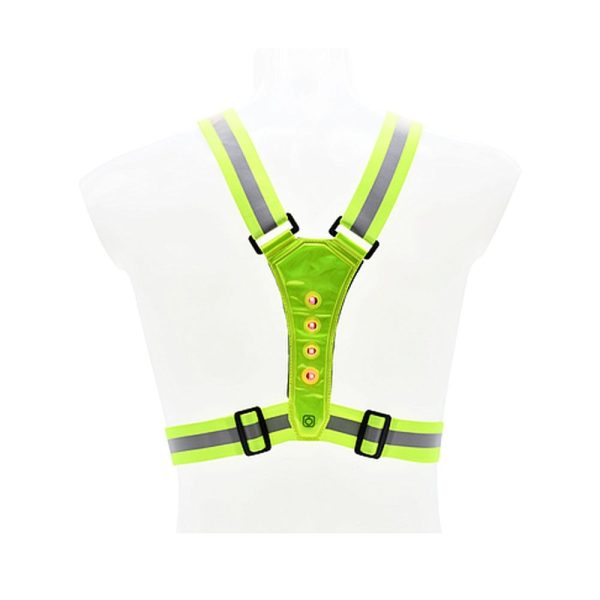 LED Reflective Vest with Phone Holder