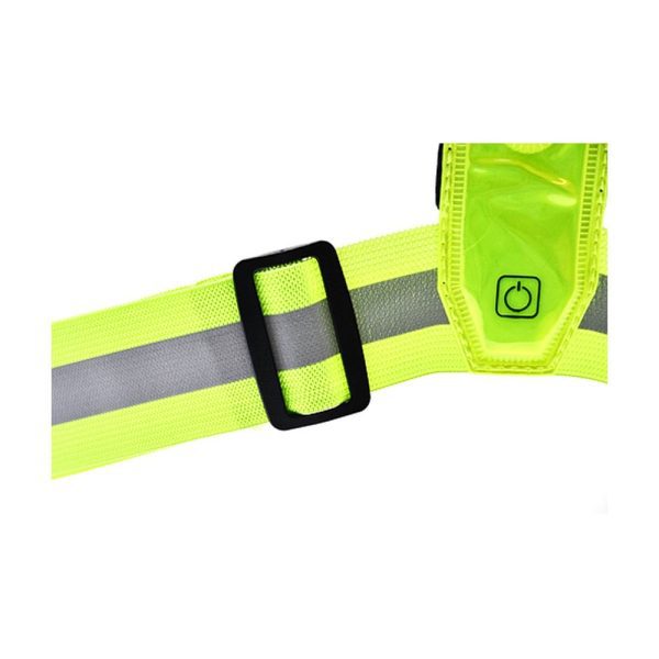 LED Reflective Vest with Phone Holder