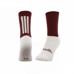 Koolite Max Midi Socks Maroon/White