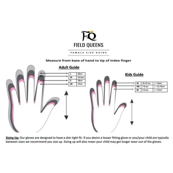 Girls Gaelic Gloves Black