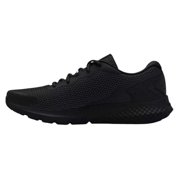 Mens UA Charged Rogue 3 Running Shoes Black