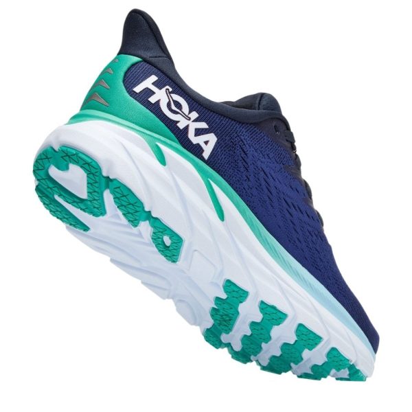Womens Clifton 8 Navy Running Shoes