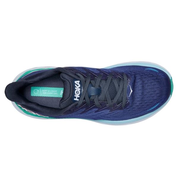 Womens Clifton 8 Navy Running Shoes