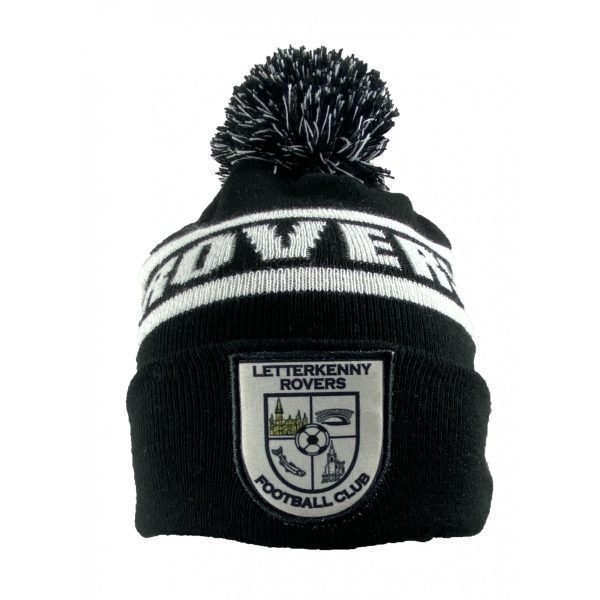 Letterkenny Rovers Logo Bobble Hat Black