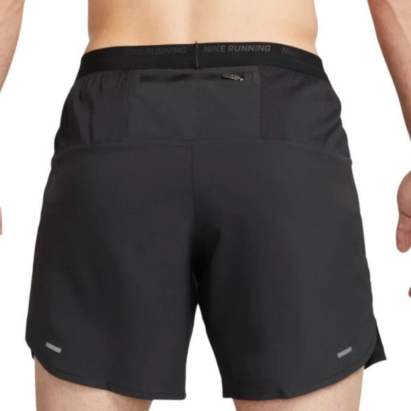 Mens 7″ Dri-FIT Stride Brief-Lined Running Shorts Black