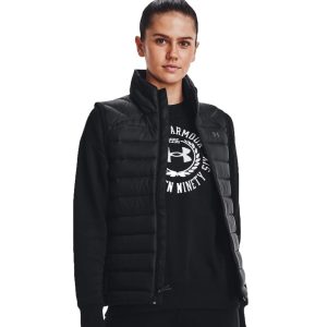 Womens UA Storm Armour Down 2.0 Vest Black