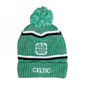 Celtic FC Bobble Hat Green/White