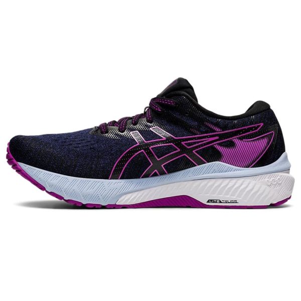 Womens GT-2000 10 Black/Purple Running Shoe