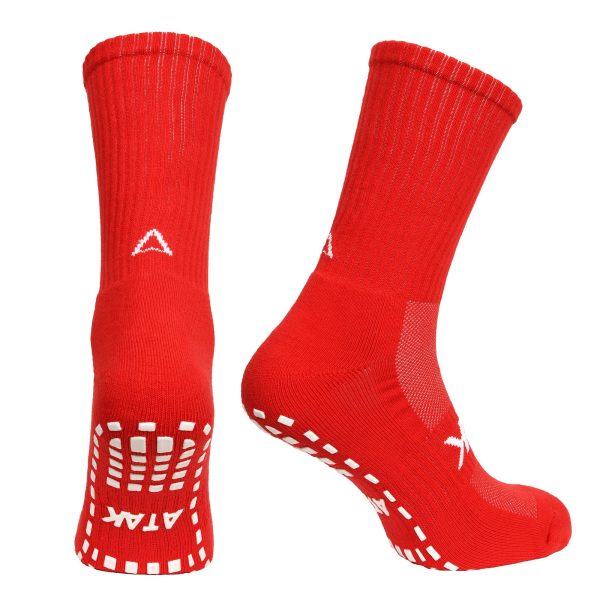 Midleg Red Grip Socks