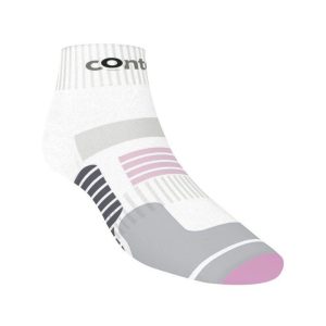 Womens Podium Sock White/Pink