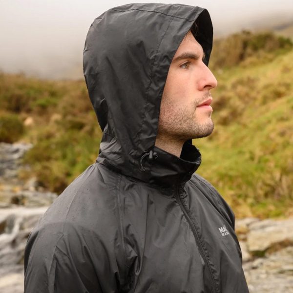 Origin Packable Waterproof Jacket Black