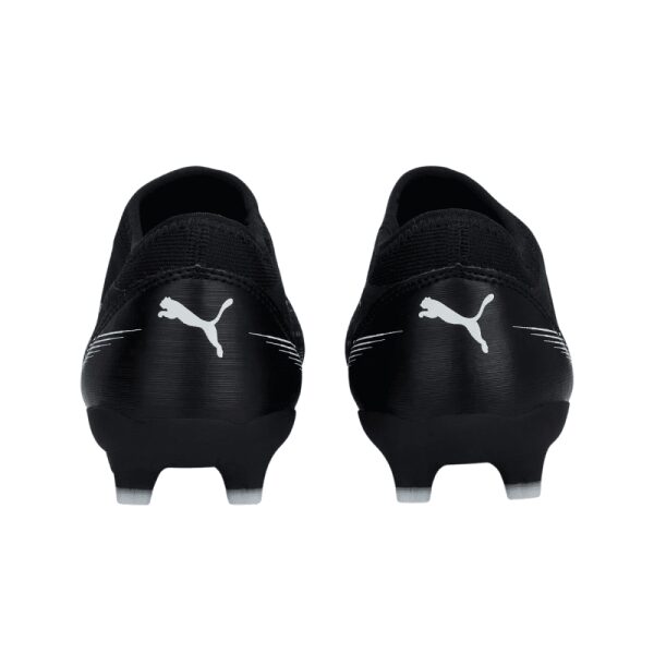 Kids Match Laceless FG Football Boots Black